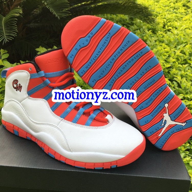 Air Jordan 10 Retro Chicago City Pack